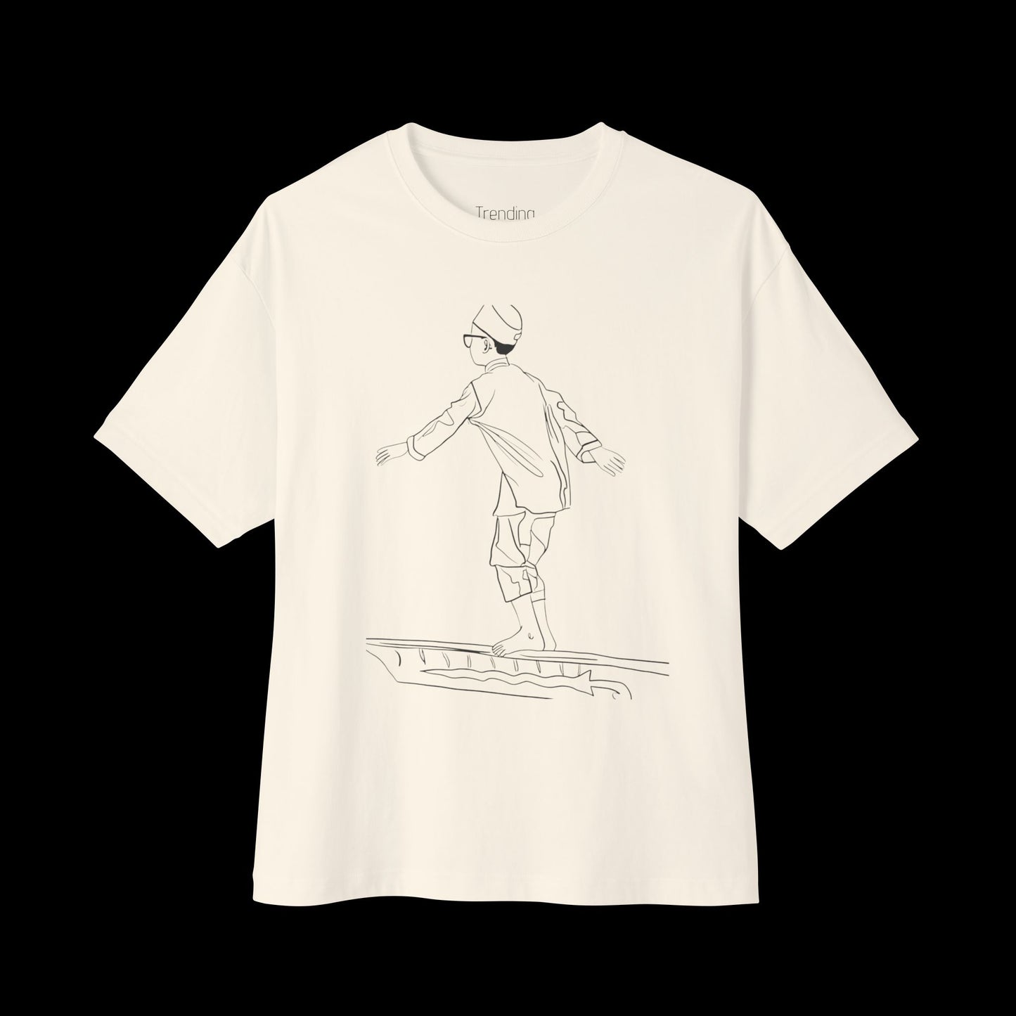 "AURA" Oversized Boxy Tee