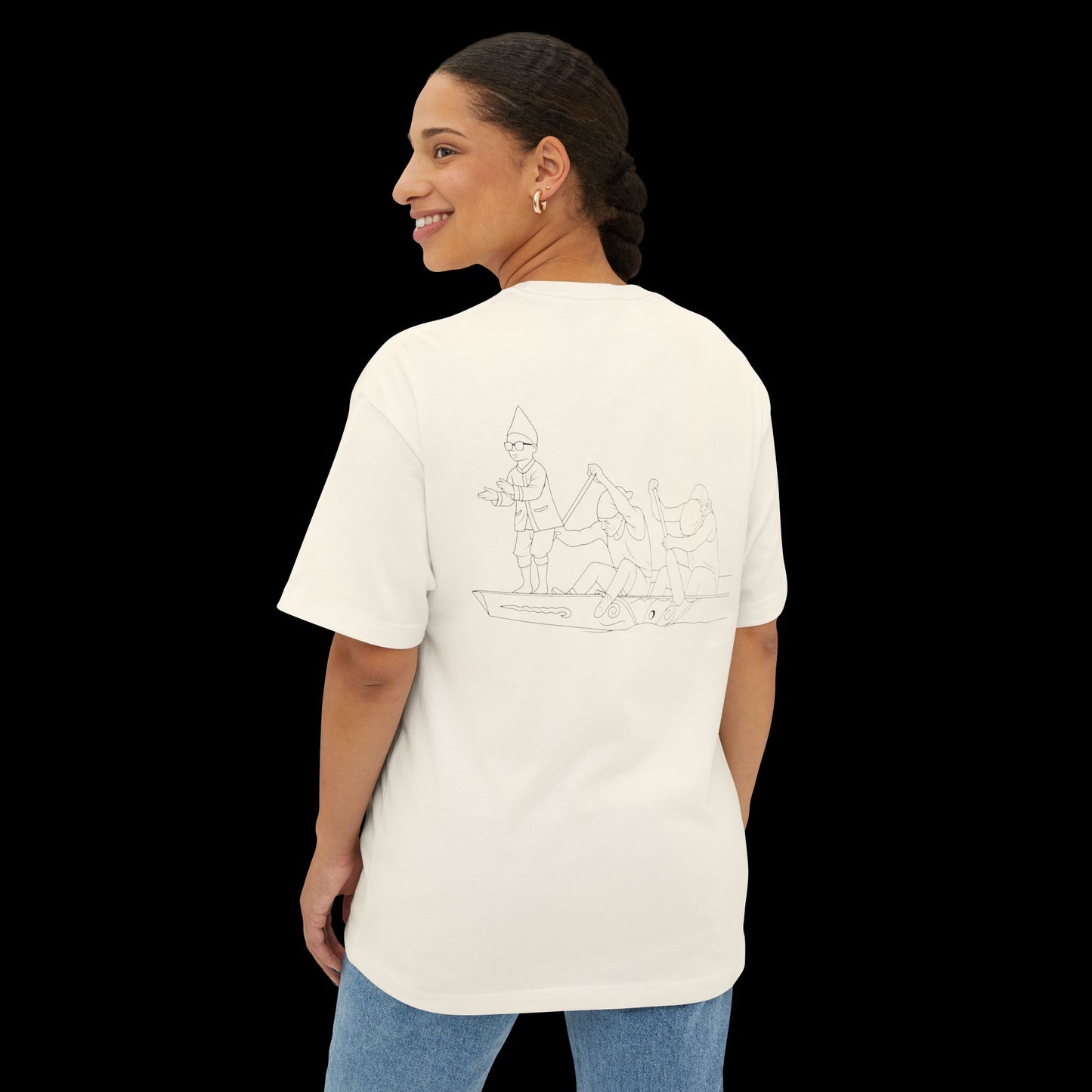 "AURA" Oversized Boxy Tee