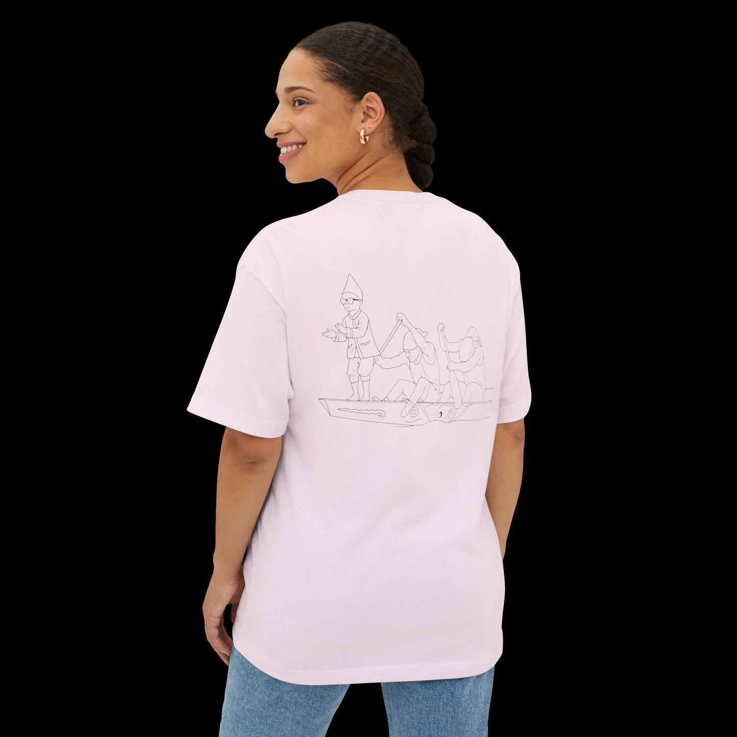 "AURA" Oversized Boxy Tee