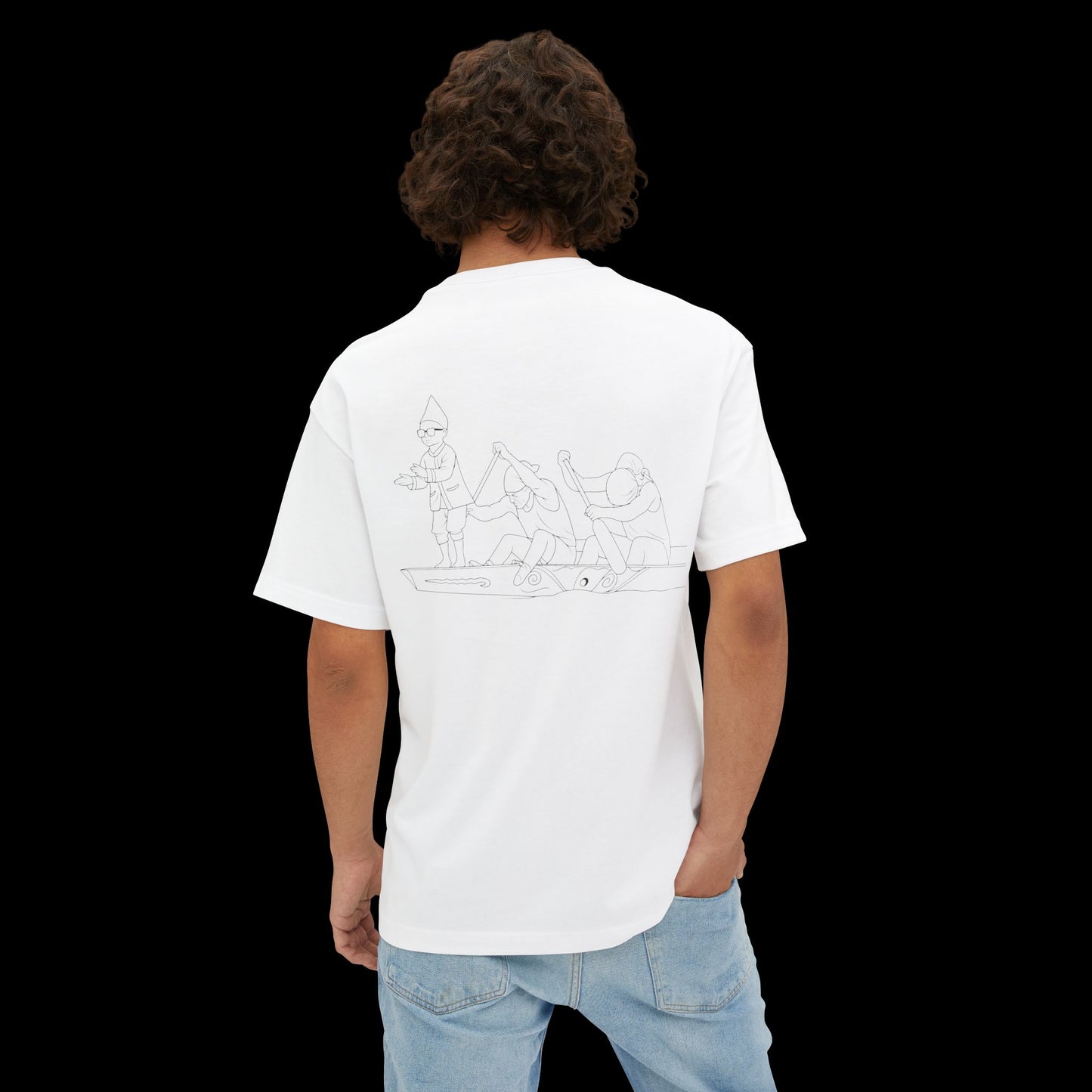 "AURA" Oversized Boxy Tee