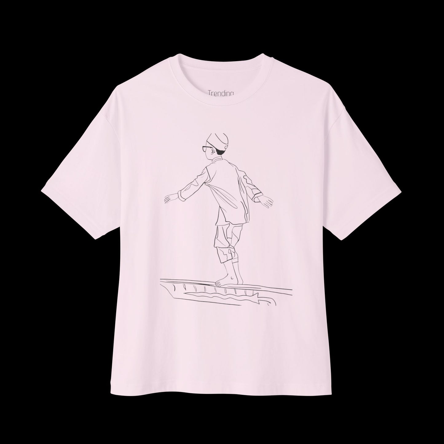 "AURA" Oversized Boxy Tee