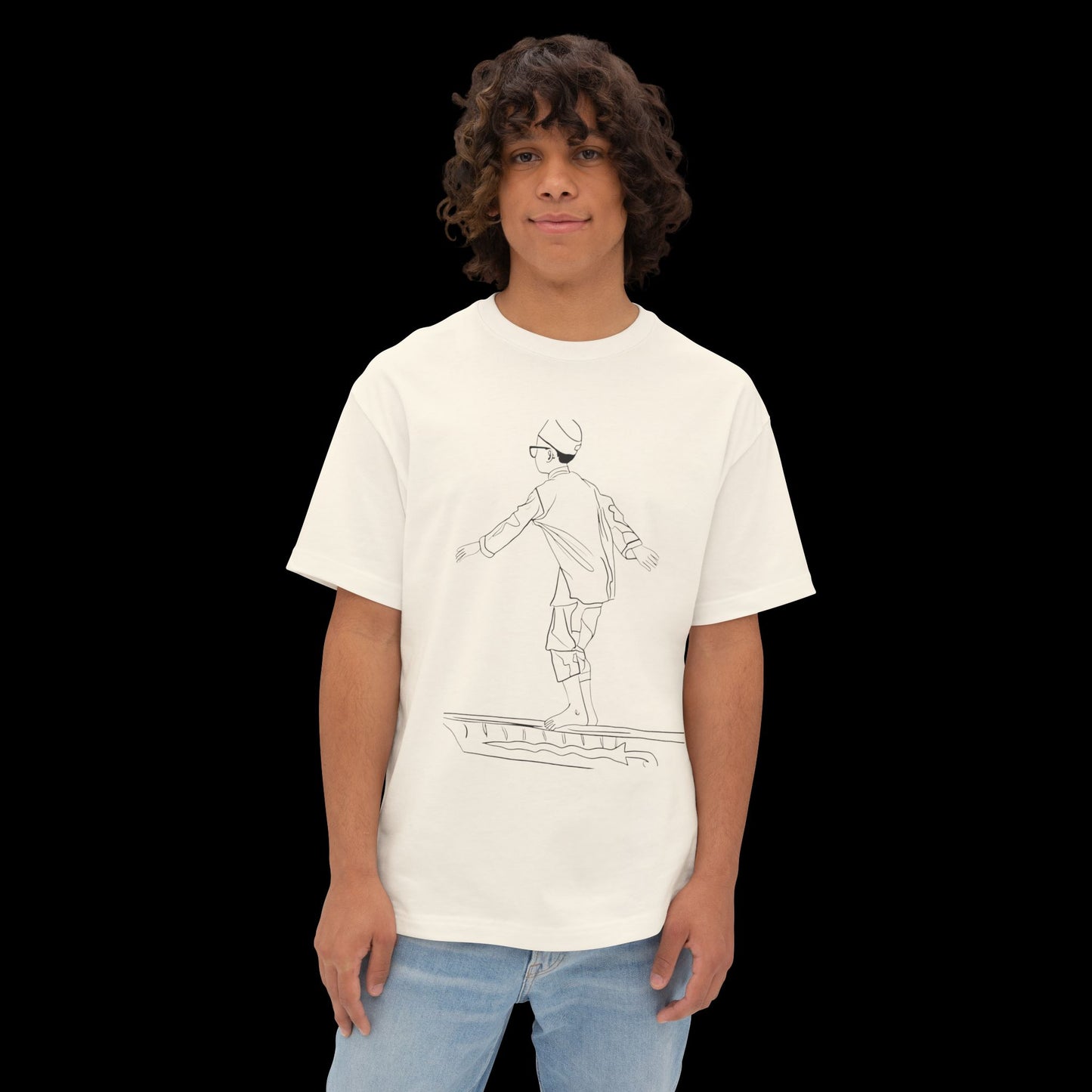 "AURA" Oversized Boxy Tee