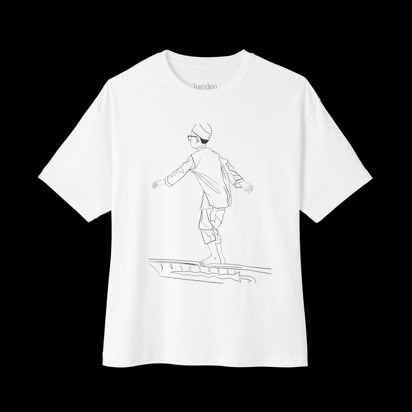 "AURA" Oversized Boxy Tee
