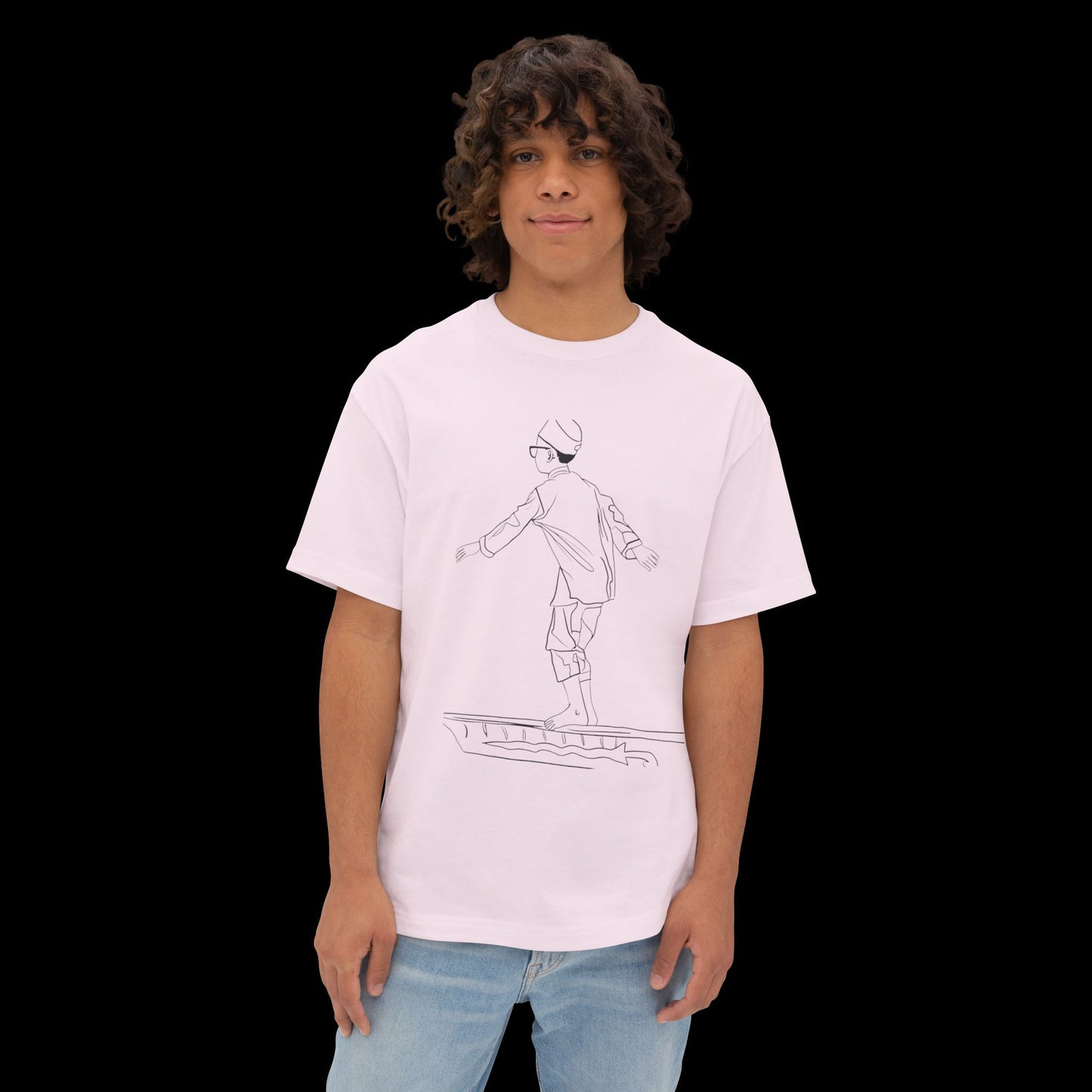 "AURA" Oversized Boxy Tee