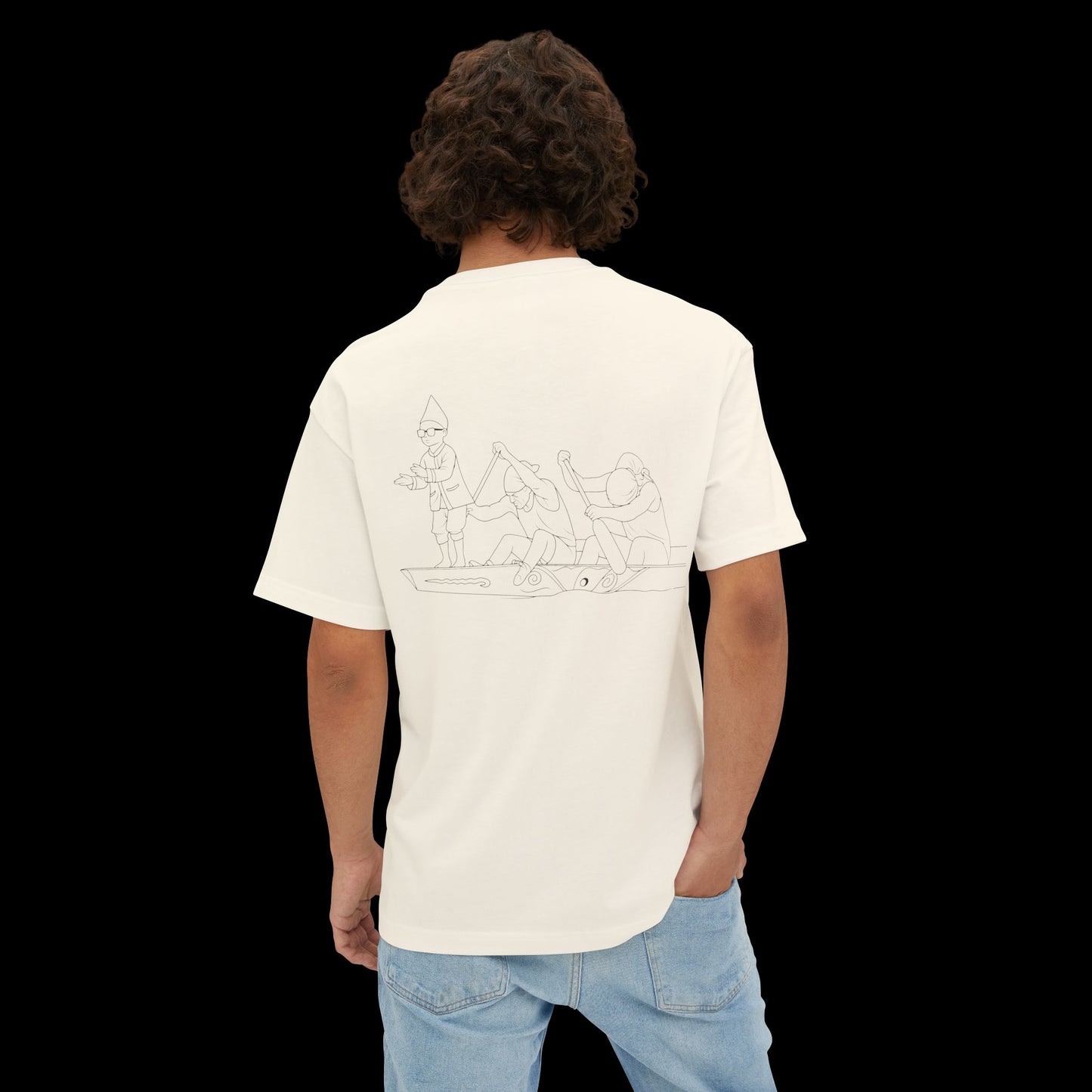 "AURA" Oversized Boxy Tee