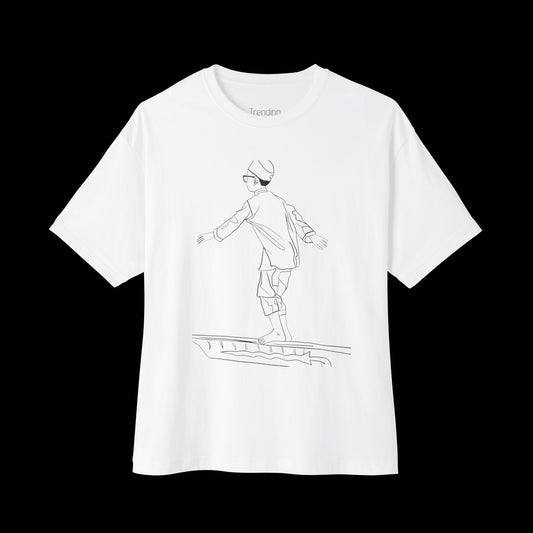 "AURA" Oversized Boxy Tee